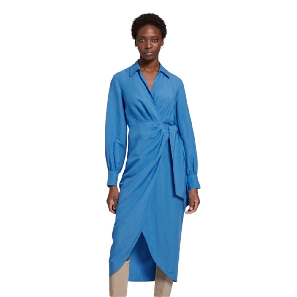 & Other Stories Wrapped Midi Dress